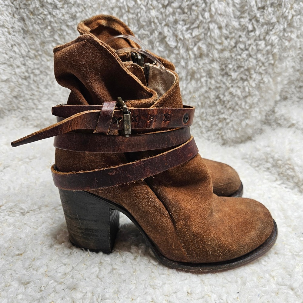 Freebird by Steven Blaze Suede Leather Ankle Boots sz 8